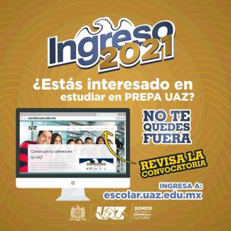 Convocatoria de ingreso a la UAP 2021