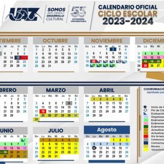 Calendario oficial ciclo 2023-2024