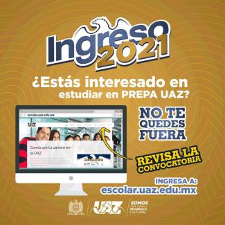 Convocatoria de ingreso a la UAP 2021