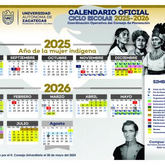 Calendario oficial 2025-2026