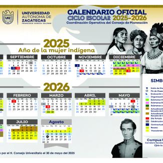 Calendario oficial ciclo 2025-2026