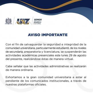 Aviso importante