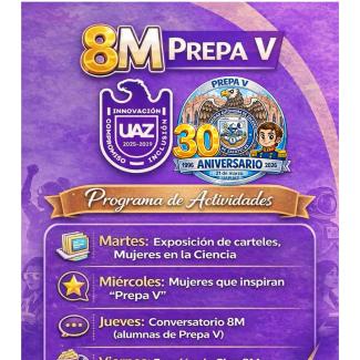 Programa del día de la mujer de Prepa 5