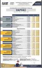 Calendario examenes Semestre Par 2020-2021